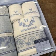 h2426 □未使用□ WEDGWOOD ウェッジウッド タオルセット バスタオル1枚 フェイスタオル1枚 ウォッシュタオル2枚 ブランド_画像3