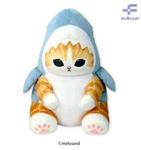 新品　 mofusand モフサンド サメにゃん 超BIG ぬいぐるみ 全１種 　約42cm /　猫　ネコ