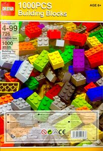ブロック 知育玩具 おもちゃ レゴ互換品　1000ピース