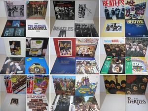 LP・Beatles ビートルズ 36セット・コレクターズ、ブート、韓国盤他輸入盤、帯付など・A03-15