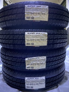 ヨコハマ スーパーバン 356　145/80R12 80/78N LT 4本セット 軽バン用②