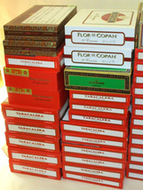 葉巻たばこ木製空箱★11種37箱★たくさん大量まとめて中古_画像3