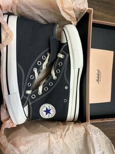 新品未使用★CONVERSE ADDICT CHUCK TAYLOR CANVAS HI SMOKY BLACK 1CL572 27.0cm コンバースアディクト チャックテイラー黒ブラック