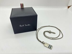 PAULSMITH ポールスミス　シルバーネックレス プレート　☆ｃ１１5