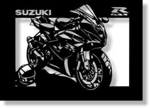 スズキ(SUZUKI) GSX-Rの切り絵　【A4サイズ】[B4-002]