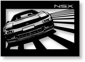 ホンダ(HONDA) NSXの切り絵　(3)【A4サイズ】[C4-018]