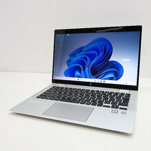 ▽360度回転式タッチパネル▽ HP EliteBook x360 1030 G3【Core i5-8250U/8GB/M.2SSD256GB/Win11Pro-64bit/WEBカメラ/WLAN/13.3型】