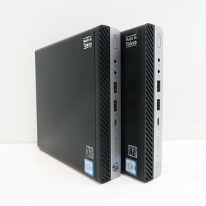 〇HP EliteDesk 800 G3 DM 2台セット【第6世代 Core i5 6500T/メモリ8GB/HDD500GB/Win10Pro-64bit/DP/Type-C】
