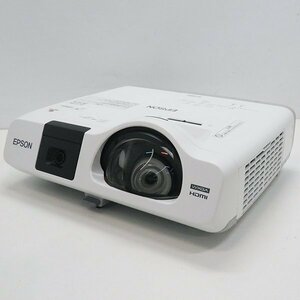 使用時間少なめ ◇ 超短焦点 液晶プロジェクター EPSON エプソン EB-536WT【3400ルーメン/リモコンあり/WXGA/ペン付き】