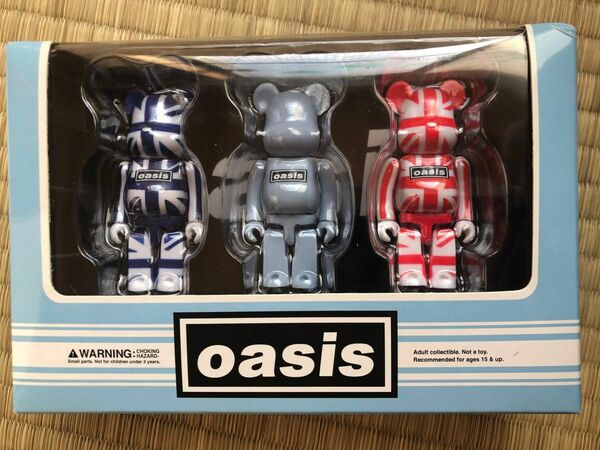 oasisオアシス bearbrick ベアブリックBE@RBRICK 100%