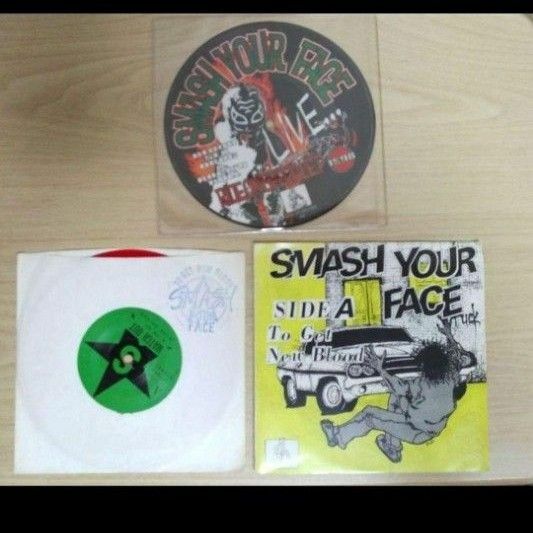 SMASH YOUR FACE/1,2,4ndシングルレコード 