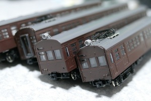 72系・73系　4両セット　使用僅少　ぶどう色2号　TOMIX　旧形国電　92067　通勤型電車　101系　103系　0324