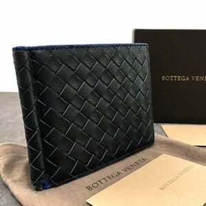 ☆送料無料☆ 未使用品 BOTTEGAVENETA マネークリップ 総イントレチャート 箱付き 165