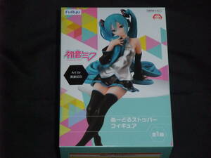 [ unopened goods ] Hatsune Miku .-.. stopper figure black star . white 