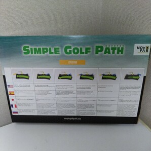 SIMPLE GOLF PATH    右利き用 ゴルフマット 室内 ゴルフ スイング 素振り 練習 室内  部屋   初心者 矯正 上達   人工芝 マットの画像3