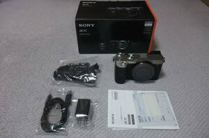 SONY　α７C(ILCE-7CL) シルバー