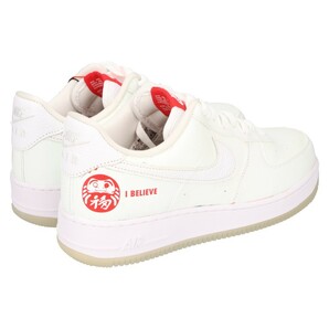 NIKE ナイキ AIR FORCE 1 CO JP I BELIEVE 達磨 エアフォース1 ロー ダルマ ローカットスニーカー ホワイト US9/27cm DD9941-100の画像4