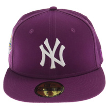 NEW ERA ニューエラ 59FIFTY NEW YORK YANKEES ニューヨーク ヤンキース ベースボールキャップ 帽子 パープル_画像4