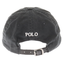 POLO RALPH LAUREN ポロラルフローレン ロゴ刺繍 シックスパネル キャップ 帽子 ブラック_画像2