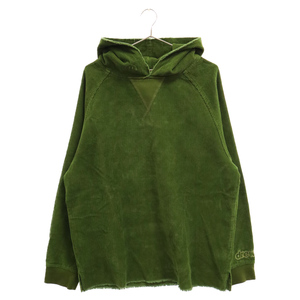 drew house ドリュー ハウス Corduroy Hoodie コーデュロイプルオーバーフーディーパーカー グリーン