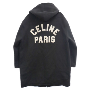 CELINE セリーヌ 23AW LOGO COLLEGE WOOL COAT ロゴカレッジウールコート ブラック 2V73S553R