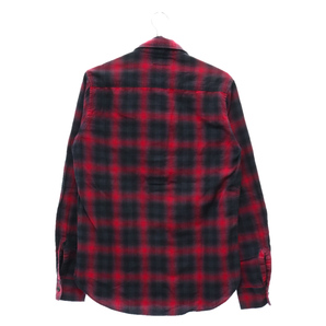 SAINT LAURENT PARIS サンローランパリ 16AW Tartan Check ロングスリーブ シャツ レッド 407723 Y826Lの画像2