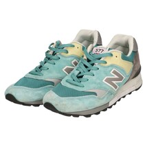 New Balance ニューバランス M577ETB ローカットスニーカー グリーン US9.5/27.5cm_画像3