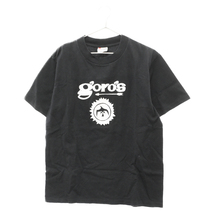 goro's ゴローズ ロゴプリント 半袖Tシャツ カットソー ブラック_画像1