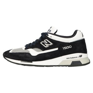 New Balance ニューバランス M1500NWG スウェード ローカットスニーカー ホワイト/ネイビー US8.5/26.5cm