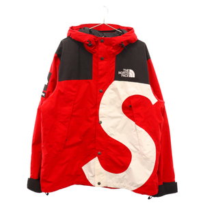 シュプリーム 20AW×The North Face S Logo Mountain Jacket ザノースフェイス Sロゴ マウンテン ジャケット パーカー NF0A5EHK レッド