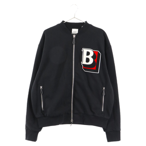 BURBERRY バーバリー 22SS Logo Patch Bomber Jacket ロゴパッチ ジップアップボンバージャケット ブラック 8048010