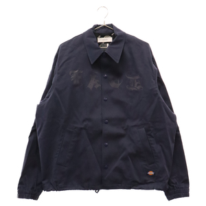 FACETASM ファセッタズム 19SS ×DICKIES RIB COACH JACKET ディッキーズ リブコーチジャケット ネイビー FNT-JK-U03