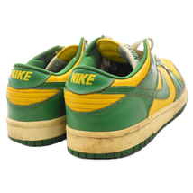 NIKE ナイキ 01年製 DUNK LOW BRAZIL ダンクローブラジル ローカットスニーカーシューズ グリーン/イエロー US8.5 624035-331_画像4