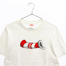 SUPREME シュプリーム 18AW Cat in the Hat Tee キャットインザハット 半袖 カットソー Tシャツ ホワイト_画像3