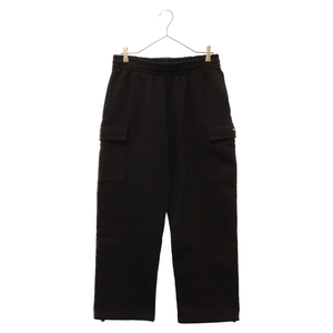 SUPREME シュプリーム 21AW Small Box Logo Cargo SweatPants スモールボックスロゴ カーゴスウェットパンツ ブラック