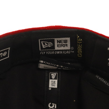 SUPREME シュプリーム 13AW×NEW ERA 59FIFTY GORE-TEX BOX LOGO ニューエラ ボックスロゴ ベースボールキャップ レッド_画像7