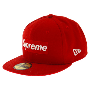 SUPREME シュプリーム 13AW×NEW ERA 59FIFTY GORE-TEX BOX LOGO ニューエラ ボックスロゴ ベースボールキャップ レッド