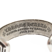 CHROME HEARTS クロムハーツ CH SCROLL LABEL スクロールラベルカフ シルバーブレスレット_画像6