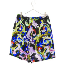 VERSACE ヴェルサーチ Barocco Camo-Print Shorts A86432 1A01193 総柄 レーヨン ショーツ ハーフパンツ マルチカラー_画像2