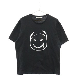 UNDERCOVER アンダーカバー 19SS VLADS SMILE S/S TEE スマイルプリント 半袖Tシャツ カットソー ブラック