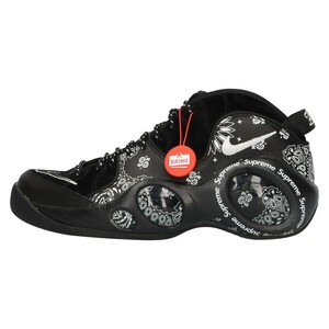 SUPREME シュプリーム 22SS NIKE AIR ZOOM FLIGHT 95 ナイキ ズーム フライト ハイカットスニーカー ブラック US9/27cm DJ8604-001