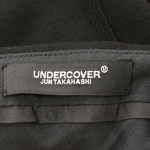 UNDERCOVER アンダーカバー 22AW 後ろ裾ZIP スリムスラックス ロングパンツ UC2B4504 ブラック_画像4