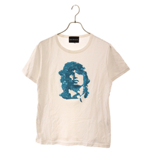 Dartin Bonaparto ダルタンボナパルト スパンコール ロゴ 半袖Tシャツ カットソー ホワイト_画像1