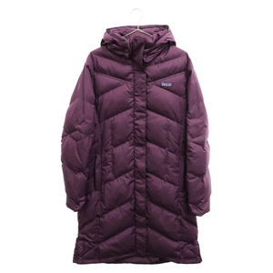 PATAGONIA パタゴニア 19AW Down With It Parka スナップボタン ジップアップ ロングダウン ジャケット パープル 28441