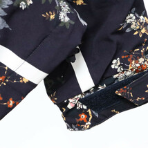 KITH キス Tapestry Floral Madison Jacket Nocturnal フローラル総柄 ジップアップ ナイロンジャケット ネイビー/マルチカラー_画像5