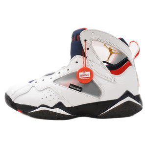 ナイキ×PSG AIR JORDAN7 RETRO BCFC CZ0789‐105 パリサンジェルマン エアジョーダン7 レトロ ハイカットスニーカー ホワイト US9/27cm