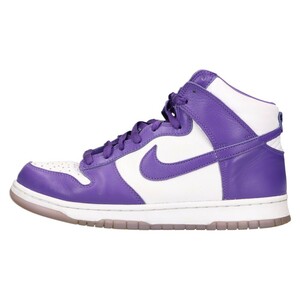 NIKE ナイキ WMNS DUNK HI SP DC5382-100 ウィメンズ ダンク ハイ SP ハイカットスニーカー シューズ パープル US11.5/28.5cm