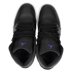 NIKE ナイキ AIR JORDAN 1 MID SE Space Jam DV1308-004 エアジョーダン1 スペースジャム ミッドカットスニーカー ブラック US9/27.0cmの画像5