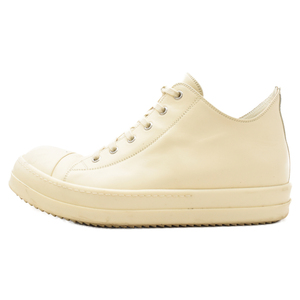 Rick Owens リックオウエンス RAMONES LOW A2549406 ラモーンズ ロー レザーローカットスニーカー ホワイト