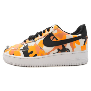 NIKE ナイキ AIR FORCE 1 '07 LV8エアフォース カモフラ柄 ローカットスニーカー US9.5/27.5cm イエロー 823511-800